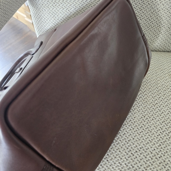 RARE Polo Ralph Lauren Concho Leather Large Bellport Tote Bag NEW - Picture 6 of 11